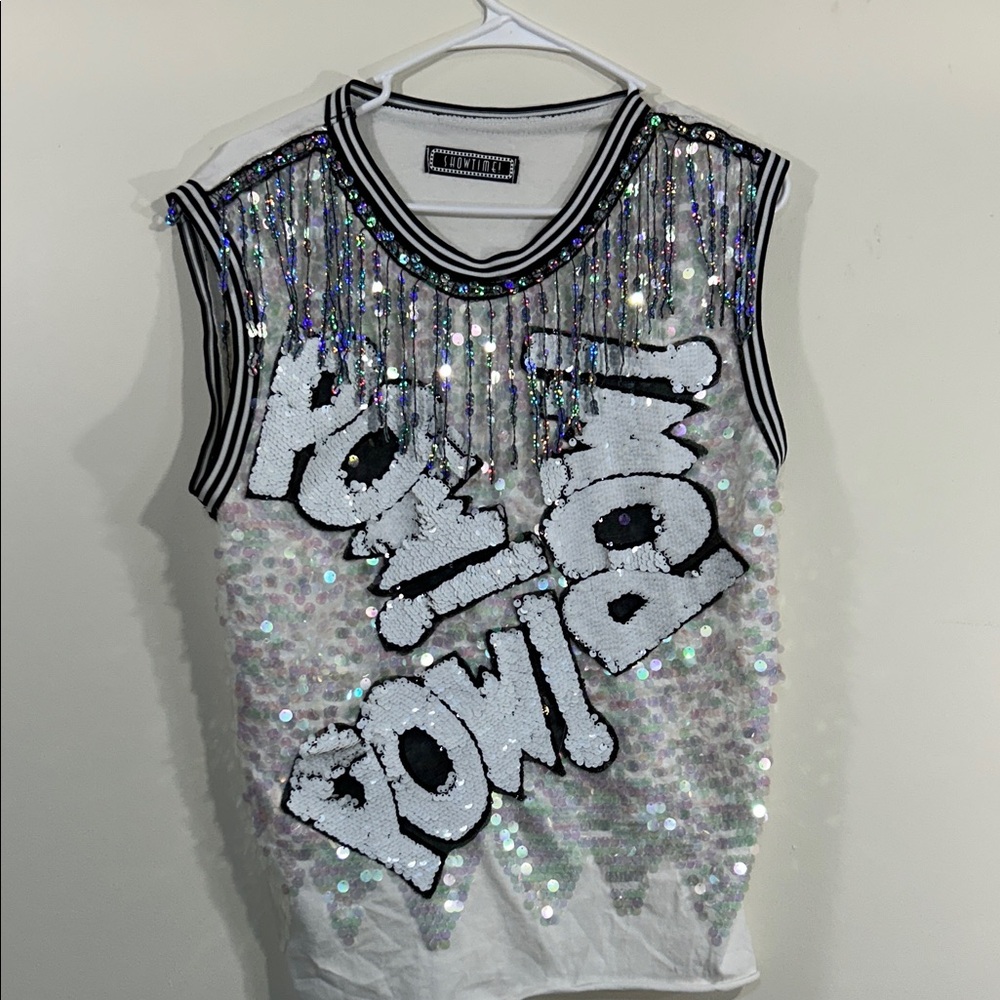 XL sequin top